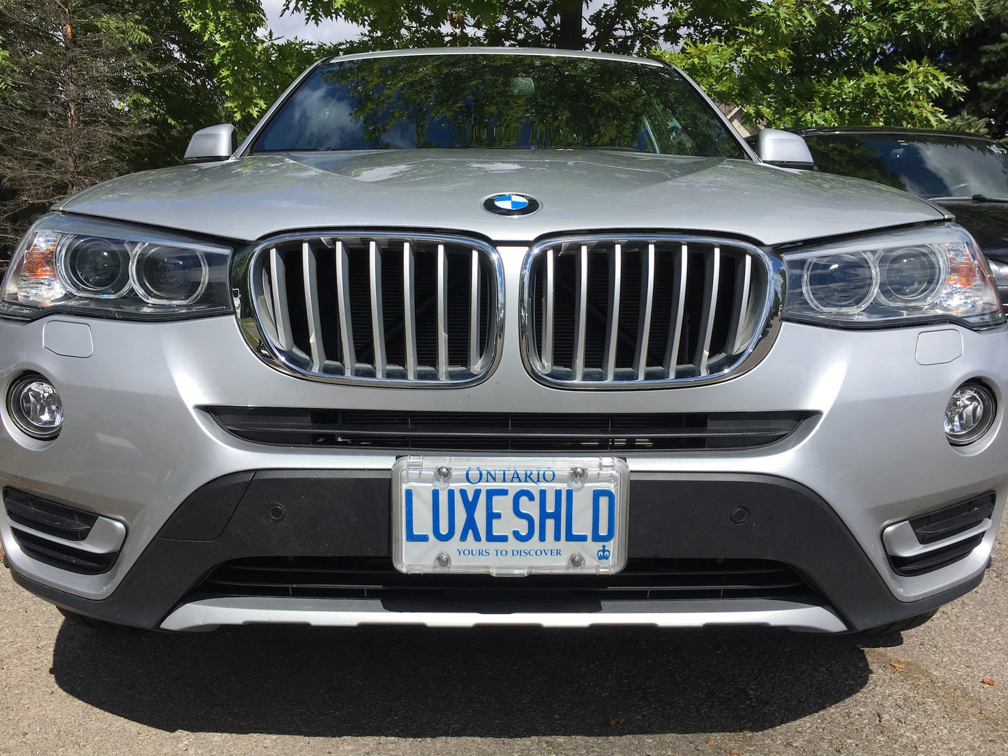 Luxe Shield, Premium Clear License Plate Covers (2-Pack) includes Stainless Screws