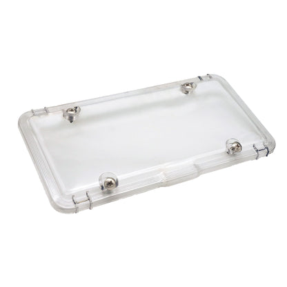 Luxe Shield, Premium Clear License Plate Cover includes Stainless Screws